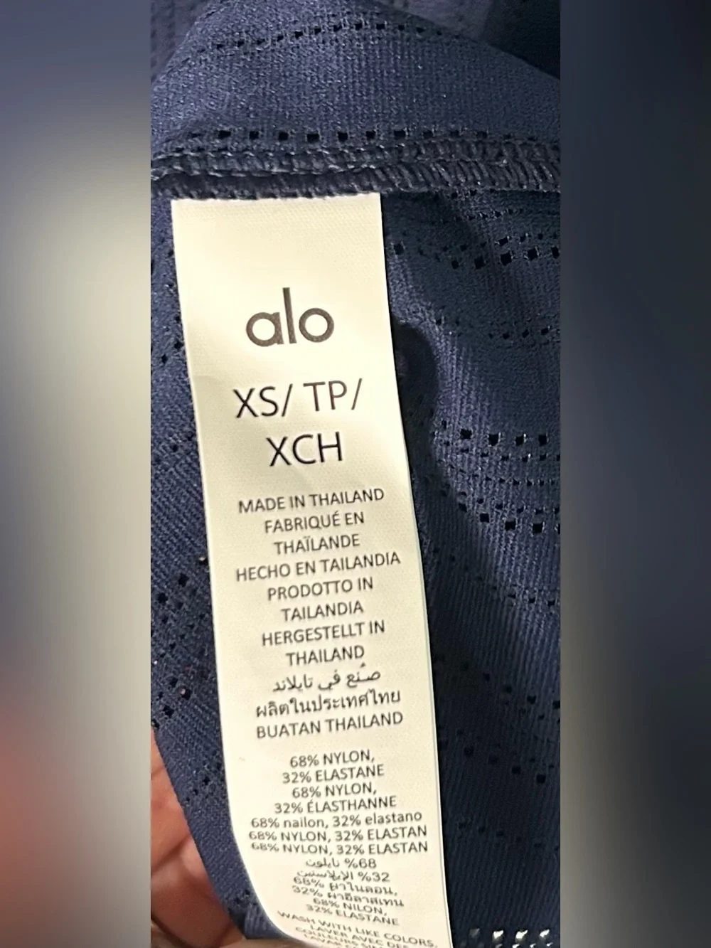 NWT ALO Yoga Euphoria Long Sleeve Dress- Navy/ Size X-Small